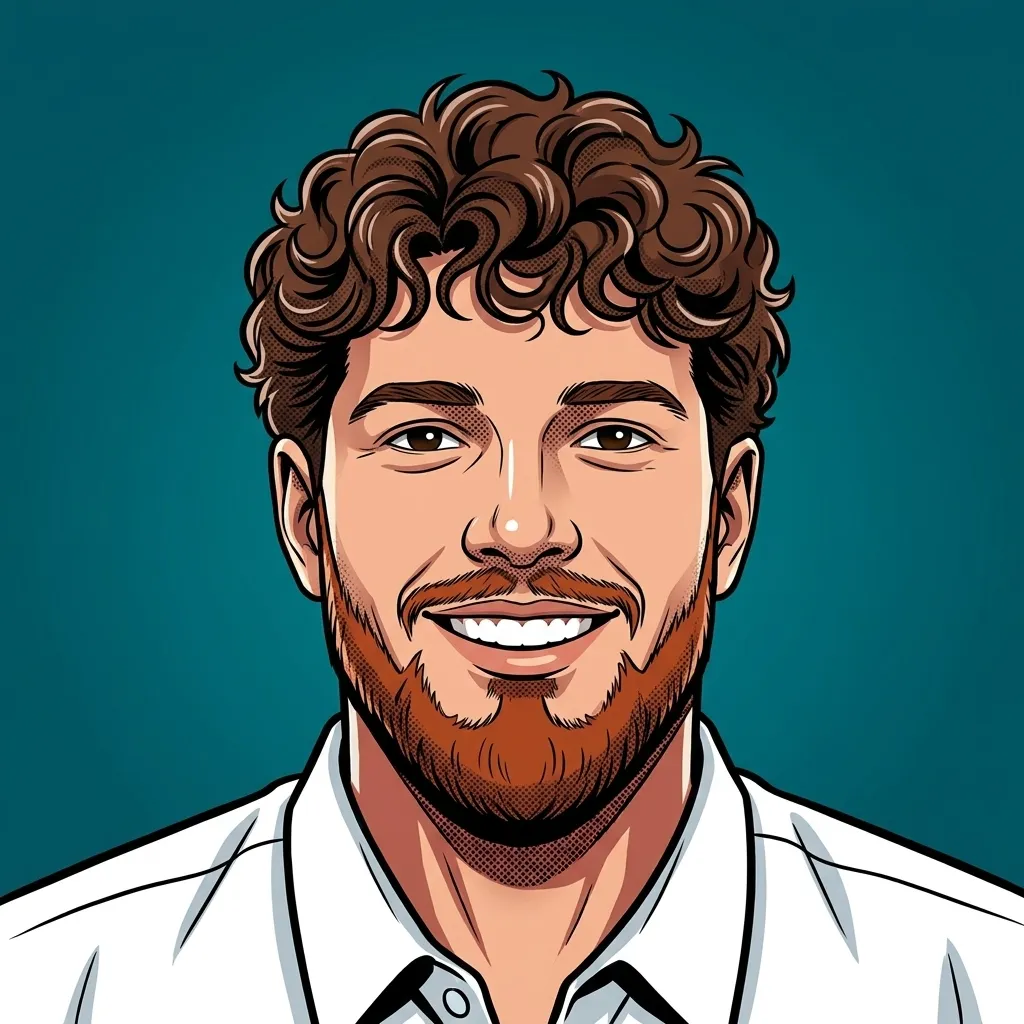 Illustrated portrait of Daniel