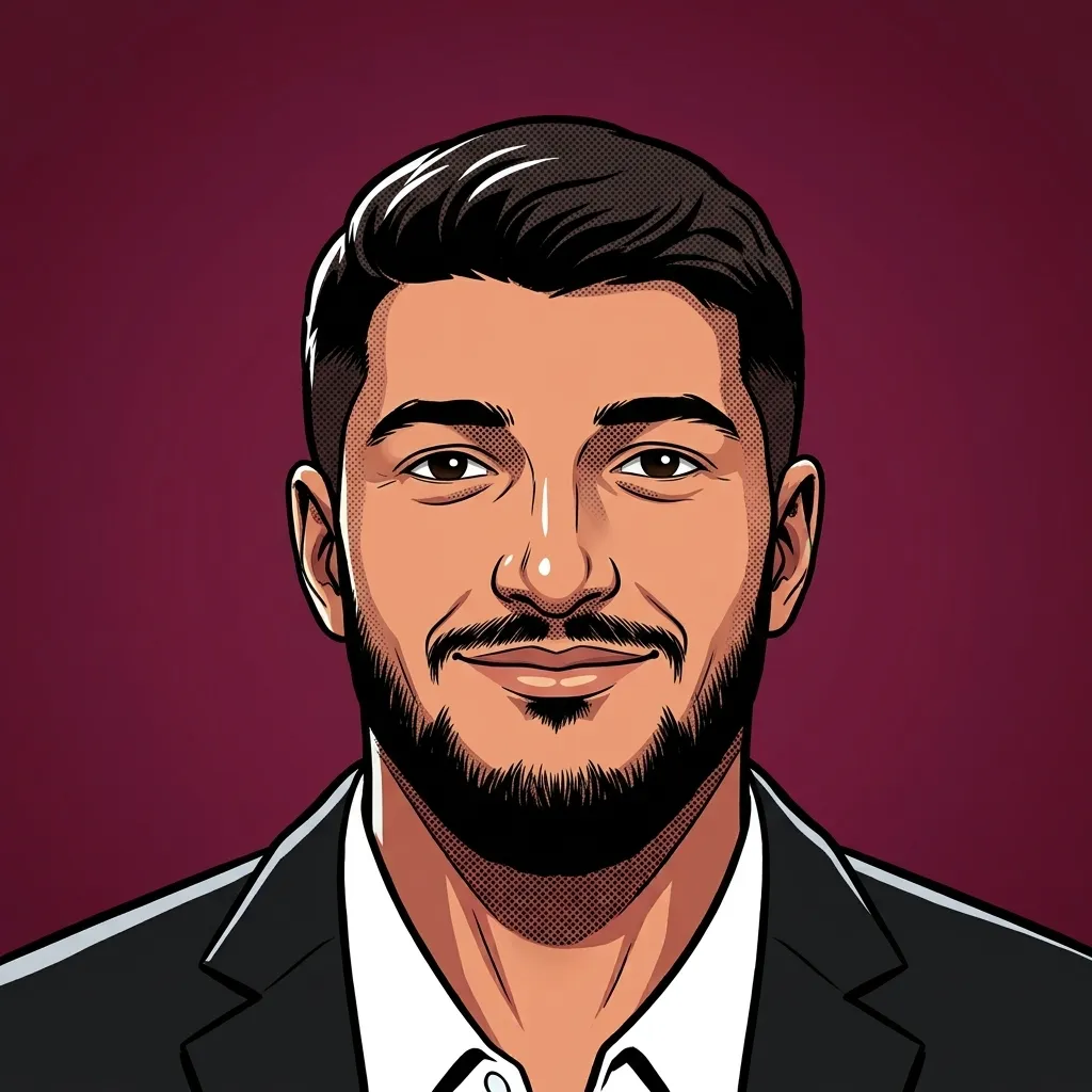 Illustrated portrait of George